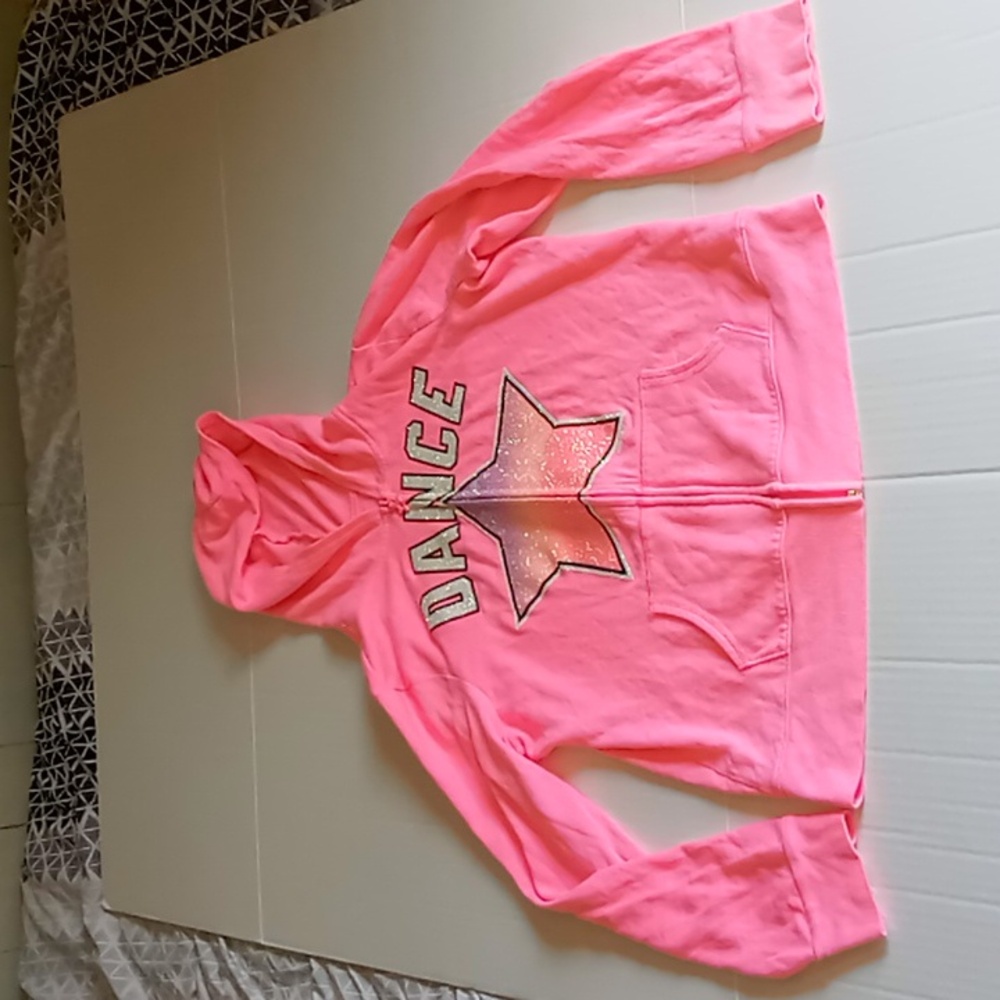 Justice Zip Up Hoodie Girl's 18